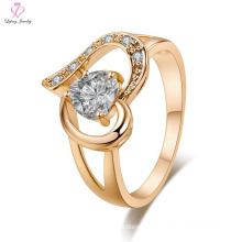 Saudi Arabia Engagement Wedding 24k Jewelry Gold Ring